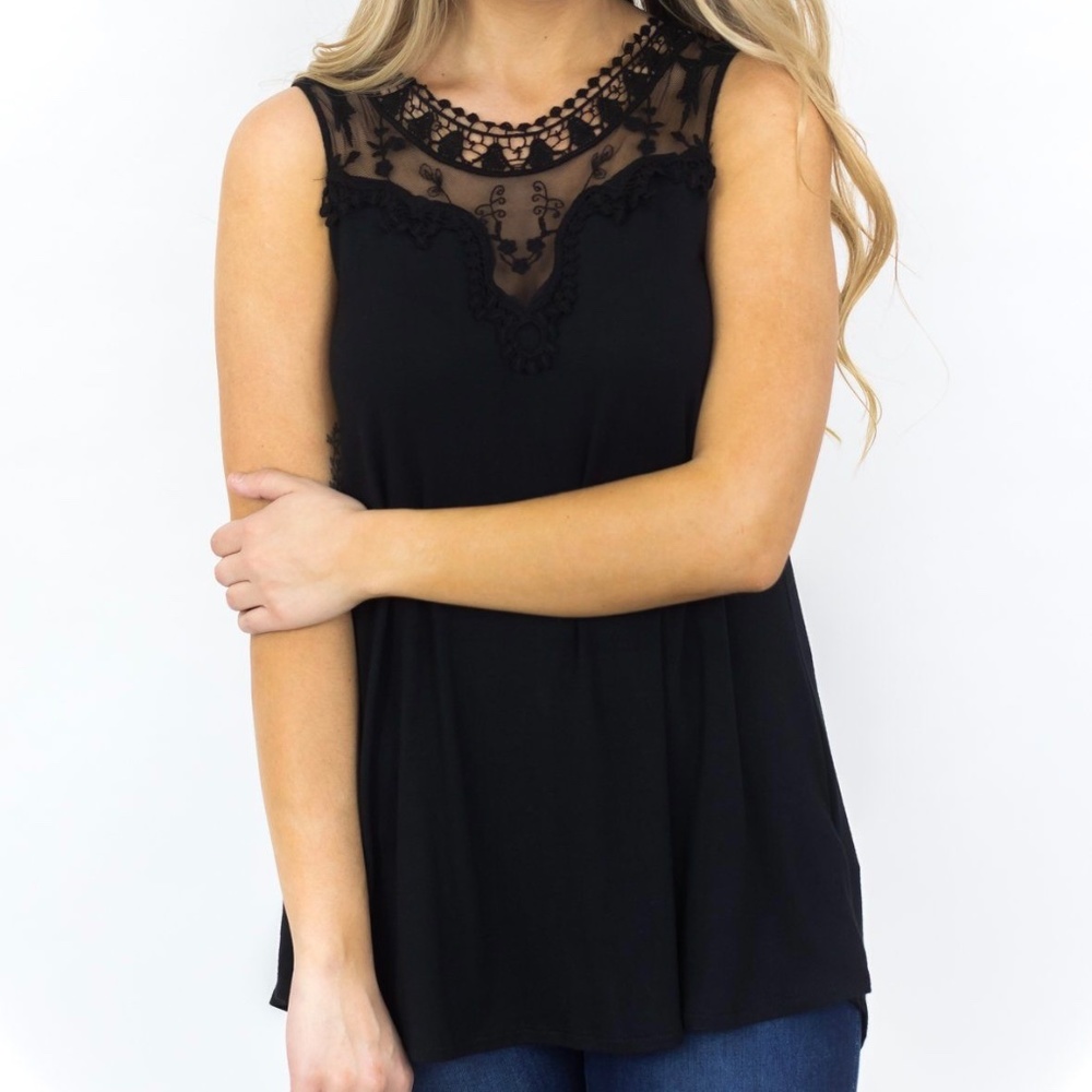 Crochet Detail Top
